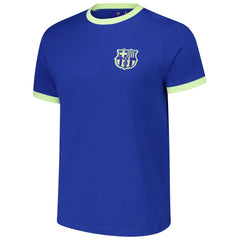 Jerseys Teams World™ Barcelona Goal Line Ringer T-Shirt – Royal