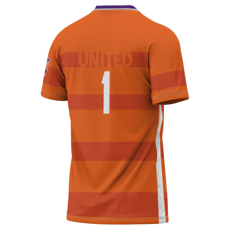 #1 Clemson Tigers GameDay Greats Unisex 2023 NCAA Men's Soccer National Champions Four-Star Lightweight Fashion Jersey - Orange