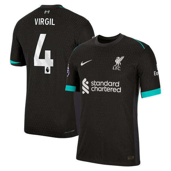 Virgil van Dijk 66 Liverpool Nike 2024/25 Away Jersey - Forest Green