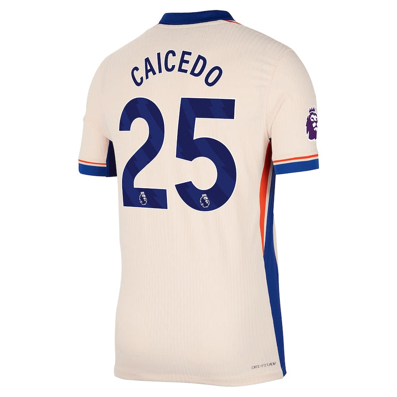 Moisés Caicedo Chelsea Nike 2024/25 Away Player Jersey - Orange