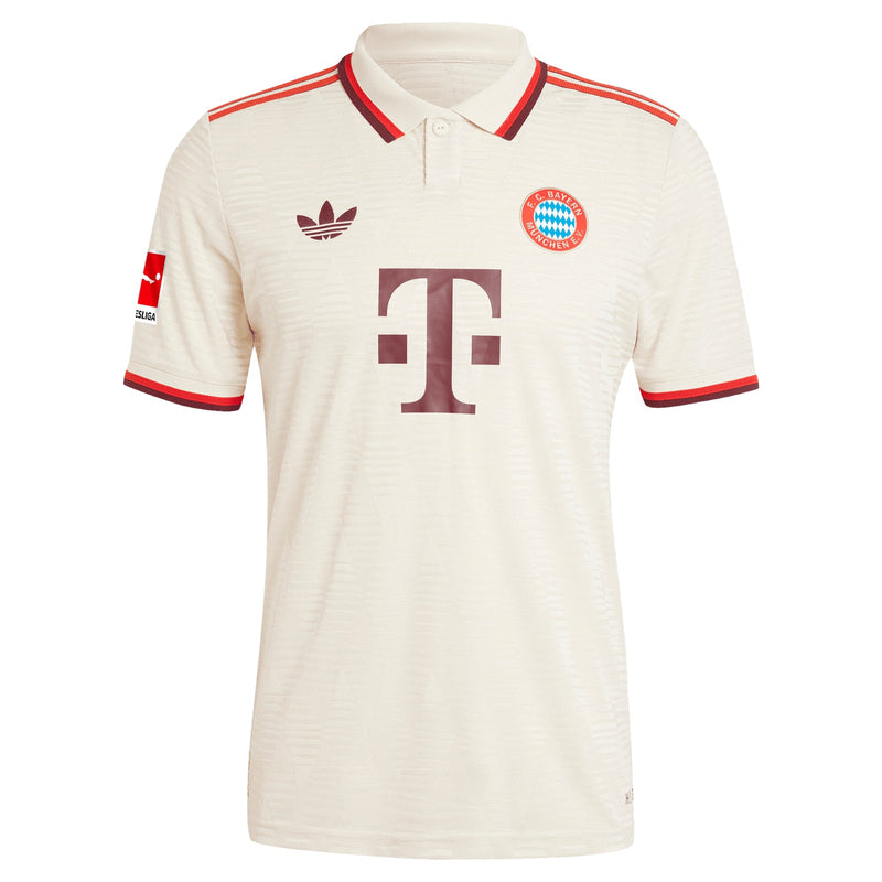 Bayern Munich adidas 2024/25 Third Custom Jersey - Cream