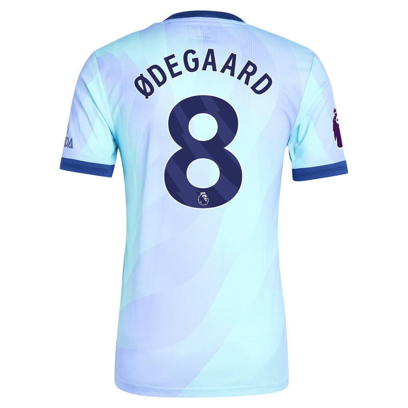 Martin Odegaard Arsenal adidas 2024/25 Third Player Jersey - Aqua