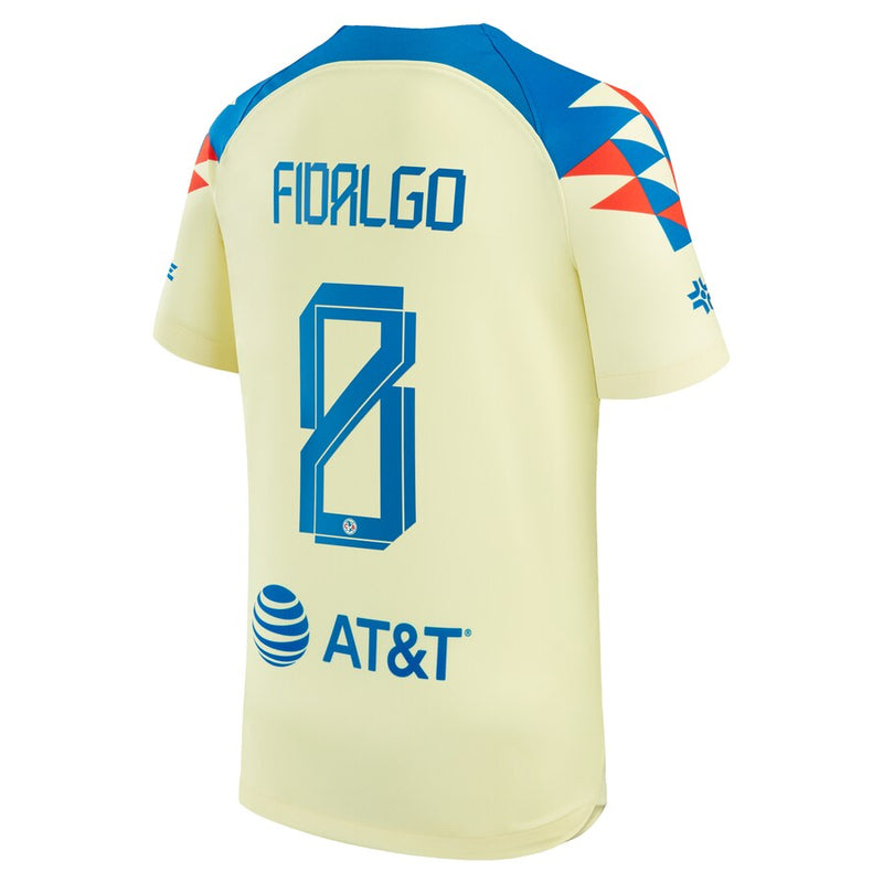 Álvaro Fidalgo Club America Nike Youth Home 2023/24 Replica Jersey - Yellow