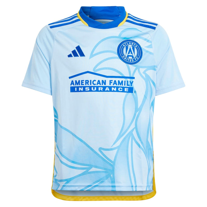 Atlanta United FC adidas Youth 2024 The Resurgens Kit Replica Jersey - Light Blue