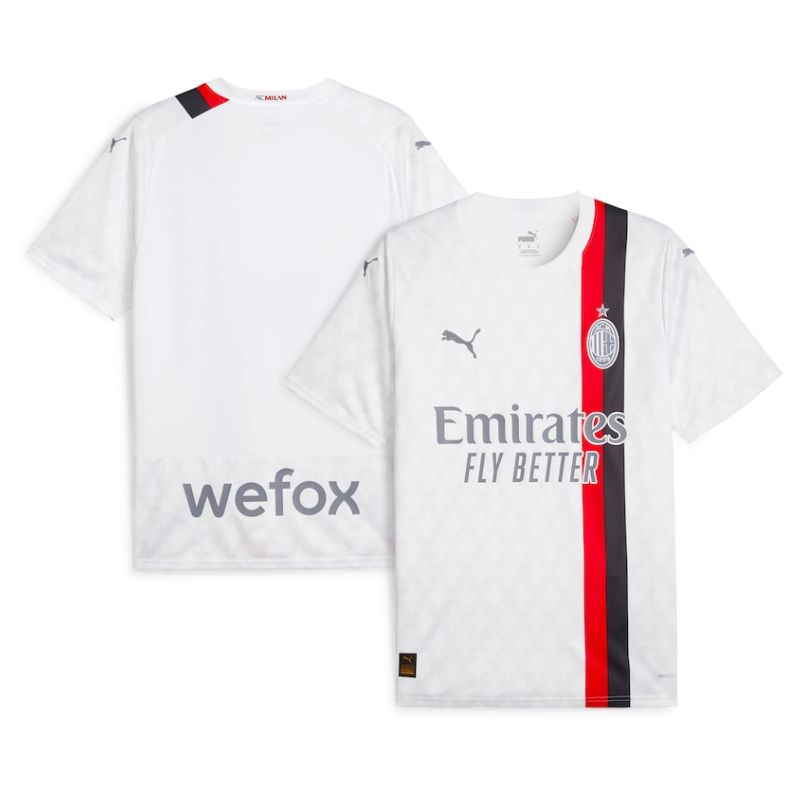 AC Milan 2023/24 Away Custom Jersey - White