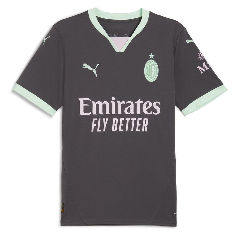 AC Milan Puma 2024/25 Third Custom Jersey - Charcoal