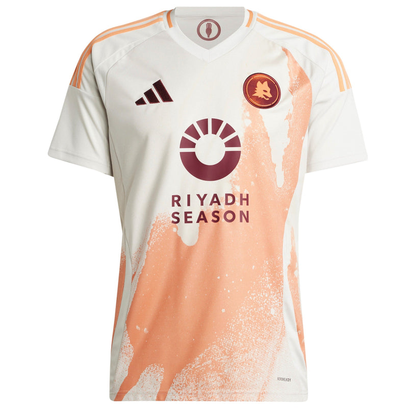 AS Roma adidas 2024/25 Away Custom Jersey - White