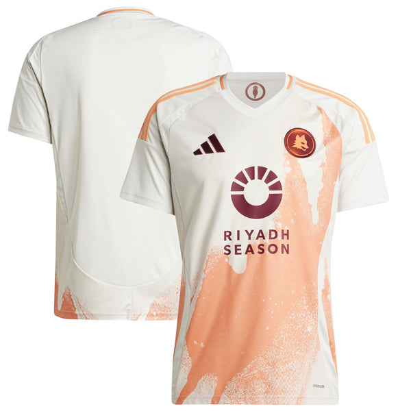 AS Roma adidas 2024/25 Away Custom Jersey - White