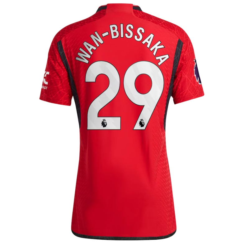 Aaron Wan-Bissaka Manchester United Shirt 2023/24 Home Player Jersey - Red