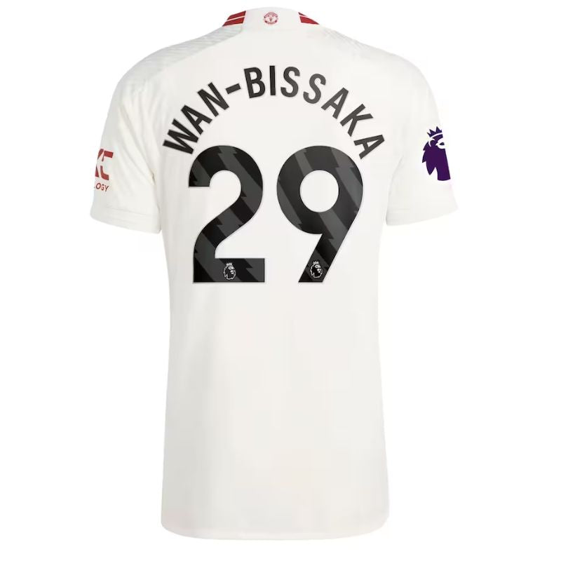 Aaron Wan-Bissaka Manchester United 2023/24 Third Player Jersey - White