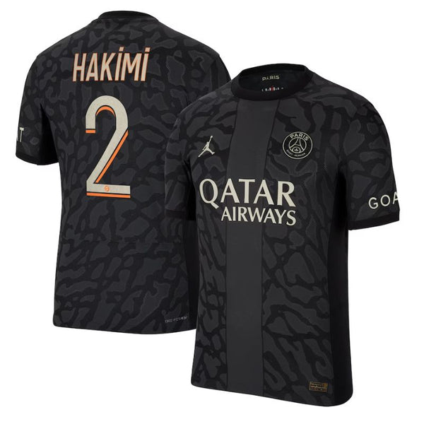 Achraf Hakimi Paris Saint-Germain 2023/24 Third Player Jersey - Anthracite