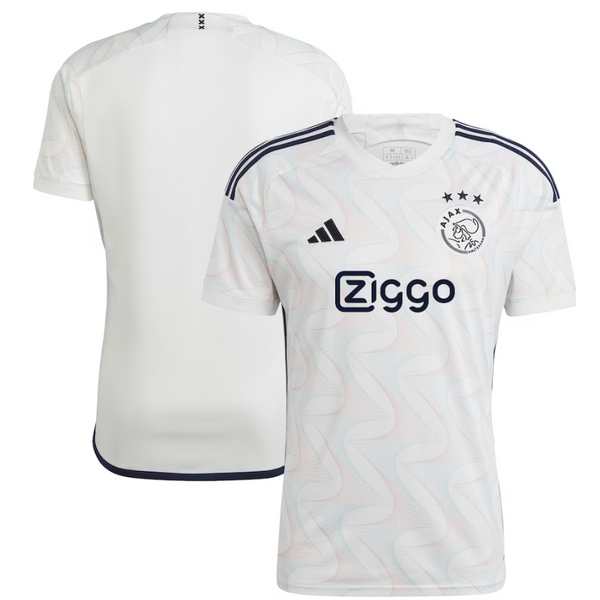 Ajax Away Adidas Shirt 2023-24 Custom Jersey - White