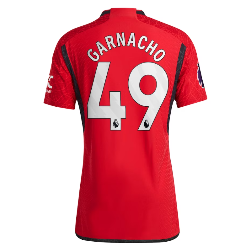 Alejandro Garnacho Manchester United Shirt 2023/24 Home Player Jersey - Red