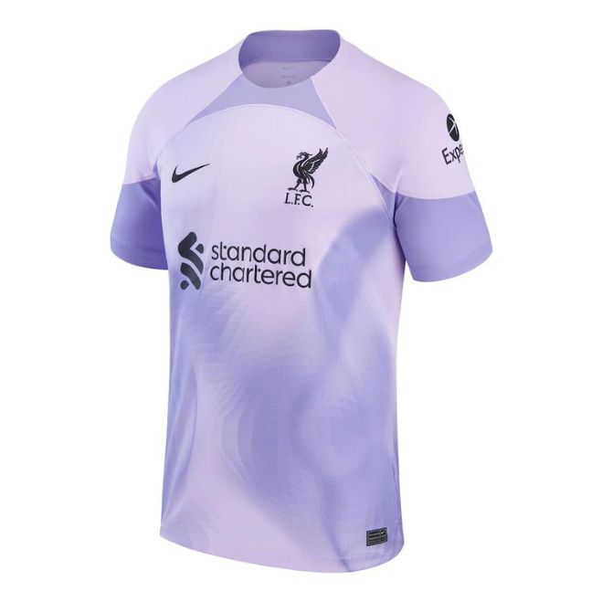 Alisson Becker Liverpool Unisex 2022/23 Home  Player Jersey - Purple - Jersey Teams World