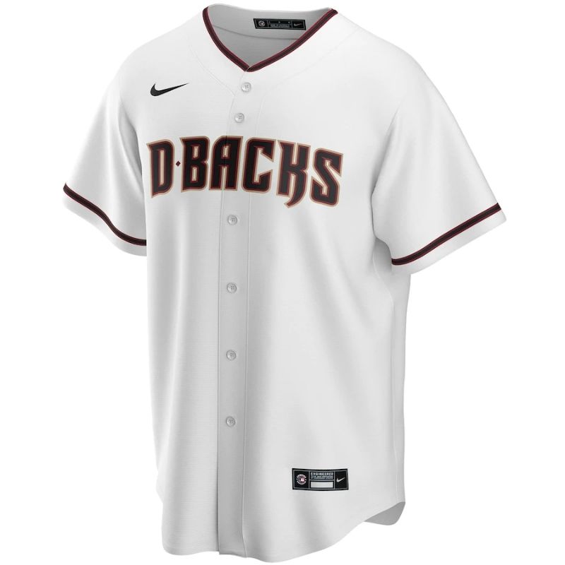 Arizona Diamondbacks 2023 Home Custom Jersey Unisex - White - Jersey Teams World