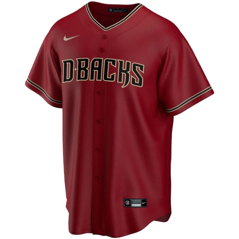 Arizona Diamondbacks 2023 Home Custom Jersey Unisex  - Red - Jersey Teams World