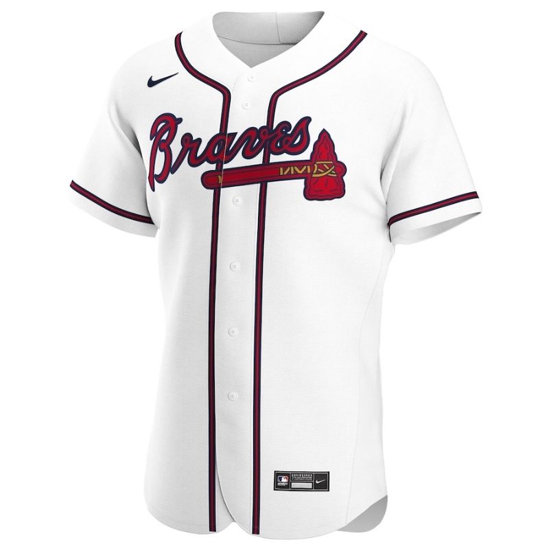 Atlanta Braves Team 2023 Home Custom Jersey Unisex White - Jersey Teams World