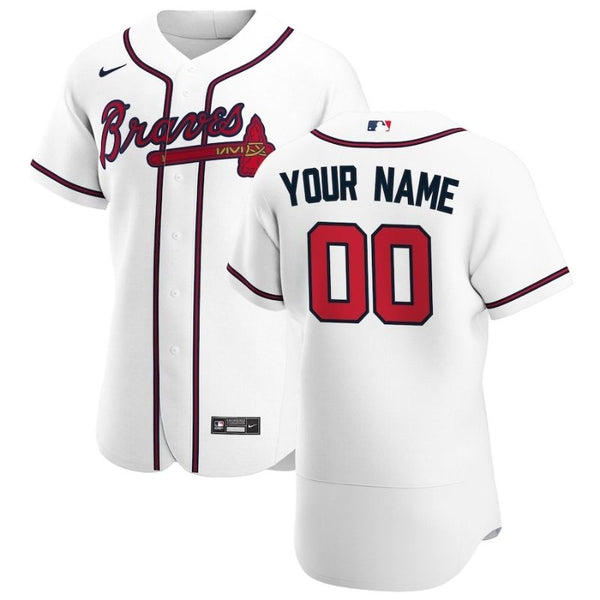 All Players Atlanta Braves 202122 Home Custom Jersey