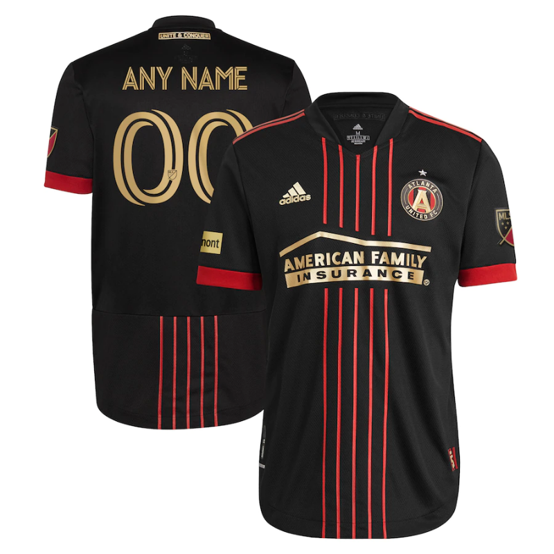 All Players Atlanta United FC 2022 Custom Jersey - Black