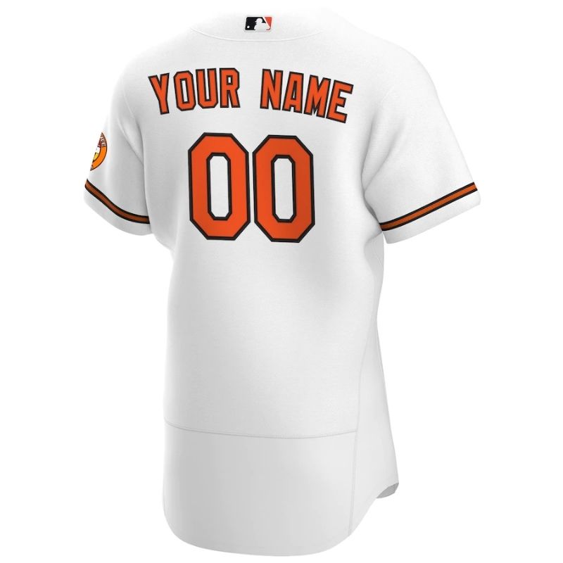 Baltimore Orioles Team 2023 Home Custom Jersey Unisex Pro Official - White - Jersey Teams World