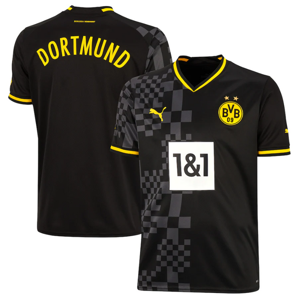 Borussia Dortmund Away Shirt 2022-23 Custom Jersey - - Jersey Teams World