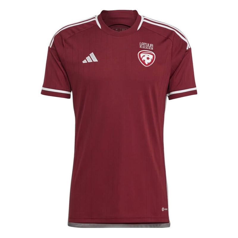 All Playes Latvia National Team Shirt 202223 Home Replica Customized Jersey Unisex - Burgundy