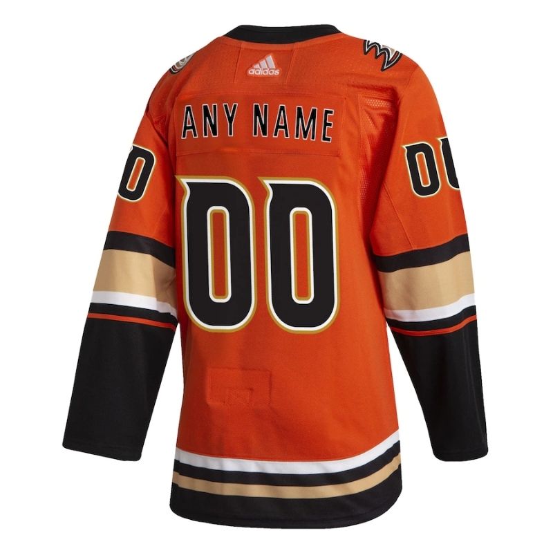 Anaheim Ducks 2022 Custom Jersey Pro Official Orange - Jersey Teams World