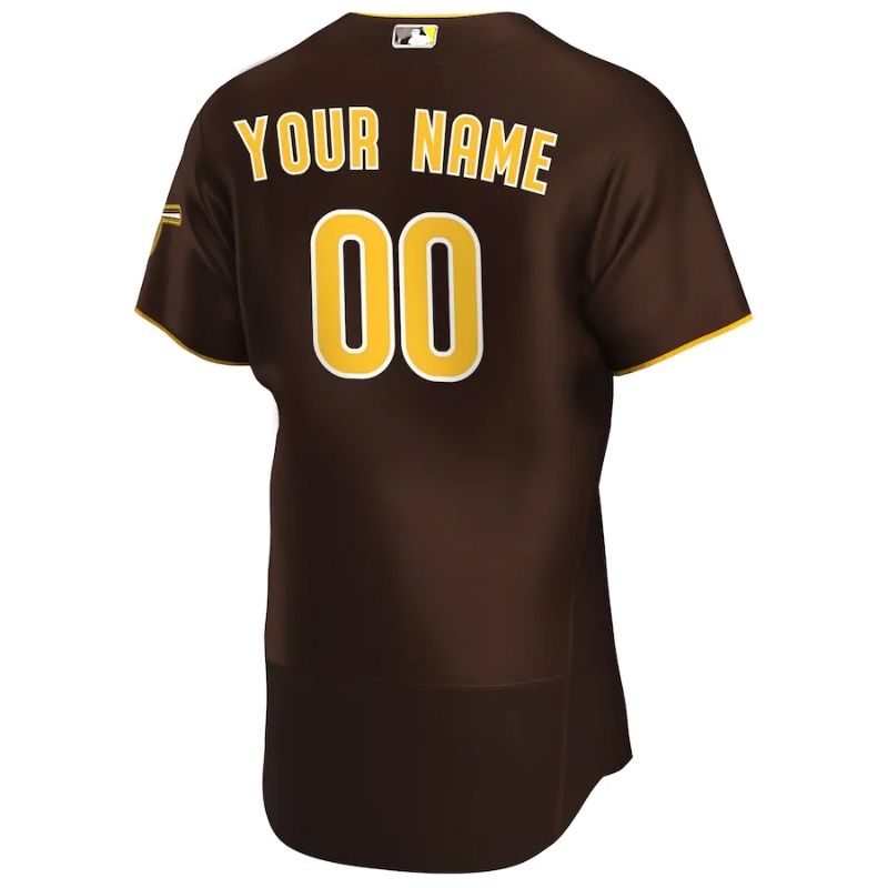 All Players San Diego Padres 2021/22 Home Custom Jersey - Black