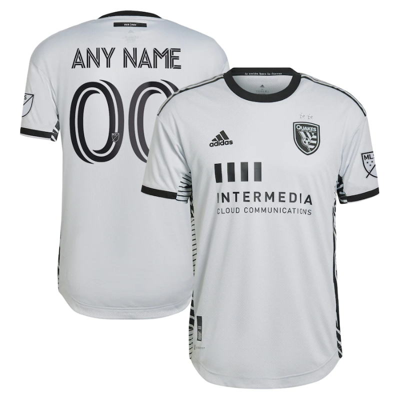 All Players San Jose Earthquakes 2022 The Creator Custom Jersey - Gray