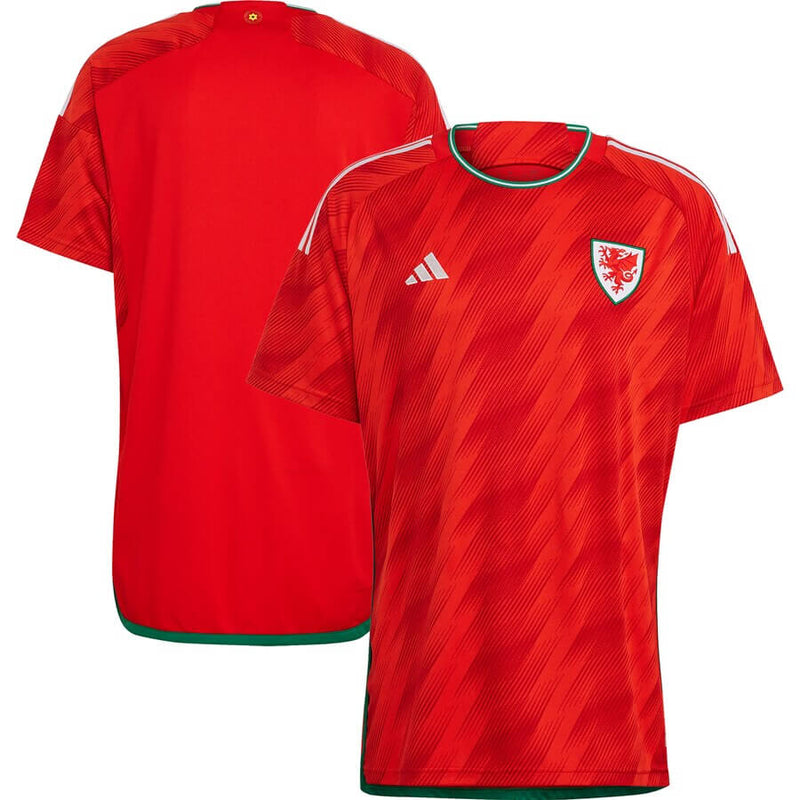 All Players Wales National Team Shirt 202223 Home Replica Customized Jersey Unisex - Red