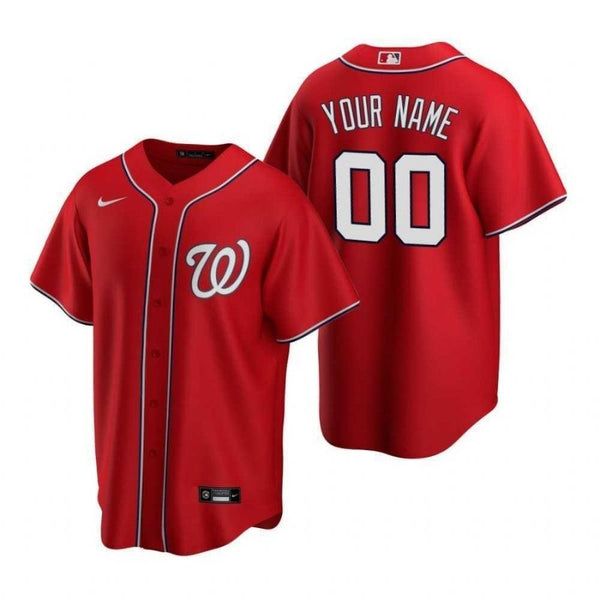 All Players Washington Nationals 202122 Home Custom Jersey