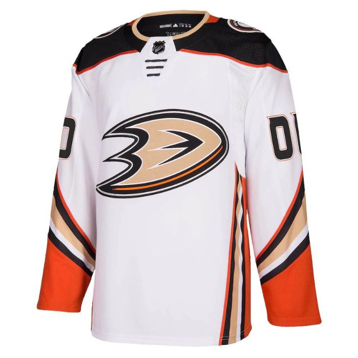 Anaheim Ducks Unisex Away Personalizedized Jersey - White - Jersey Teams World