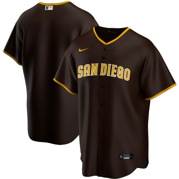 San Diego Padres Brown Road Team Jersey All Players