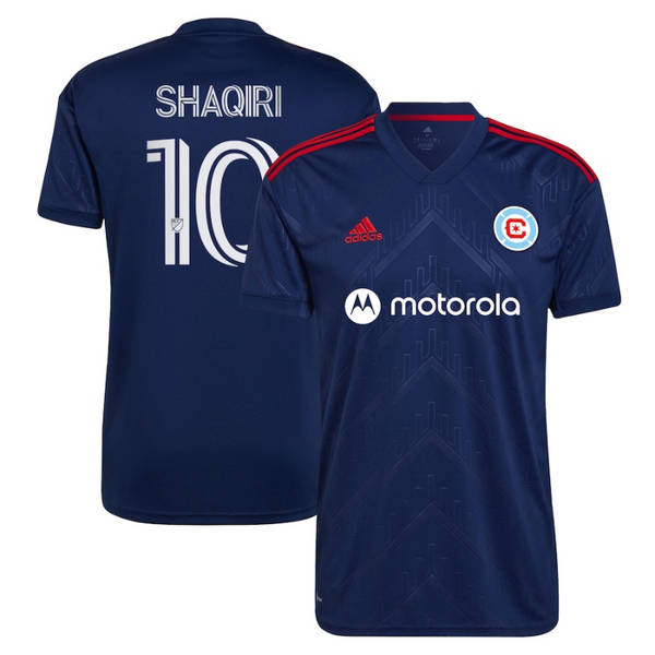 Xherdan Shaqiri Chicago Fire 2022 Water Tower Kit Player Jersey - Blue