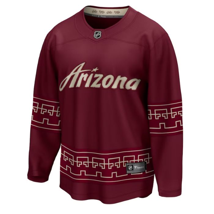 Arizona Coyotes Alternate 2022/23 Premier Breakaway Personalized Jersey - Garnet - Jersey Teams World