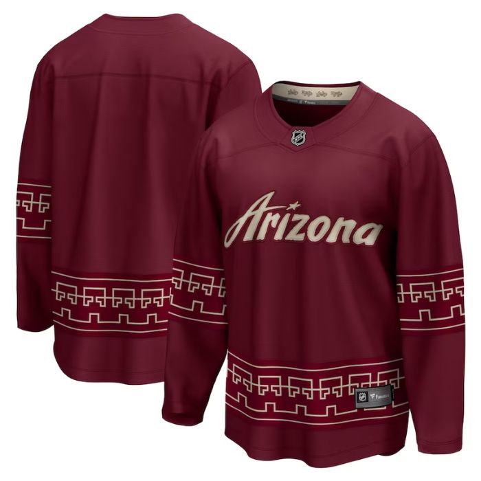 Arizona Coyotes Alternate 2022/23 Premier Breakaway Personalized Jersey - Garnet - Jersey Teams World