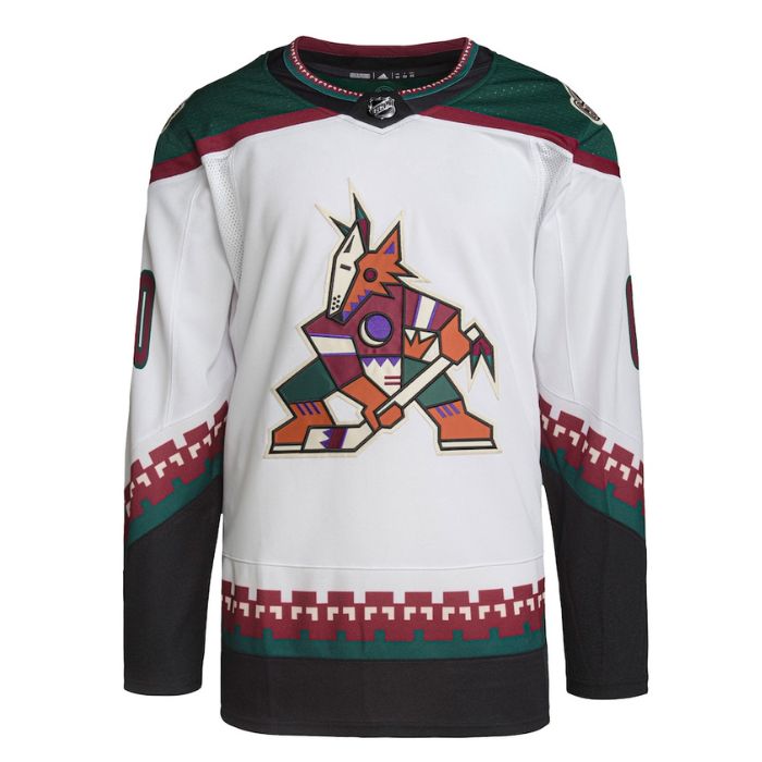 Arizona Coyotes Team Unisex Primegreen Pro Personalized Jersey - White - Jersey Teams World