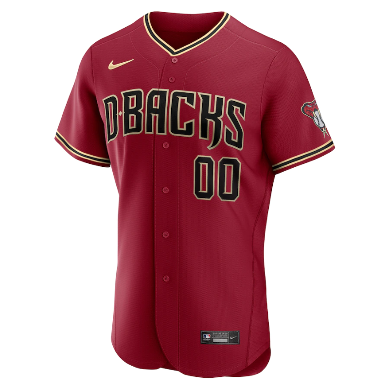 Arizona Diamondbacks Crimson Unisex Custom Jersey - Red - Jersey Teams World