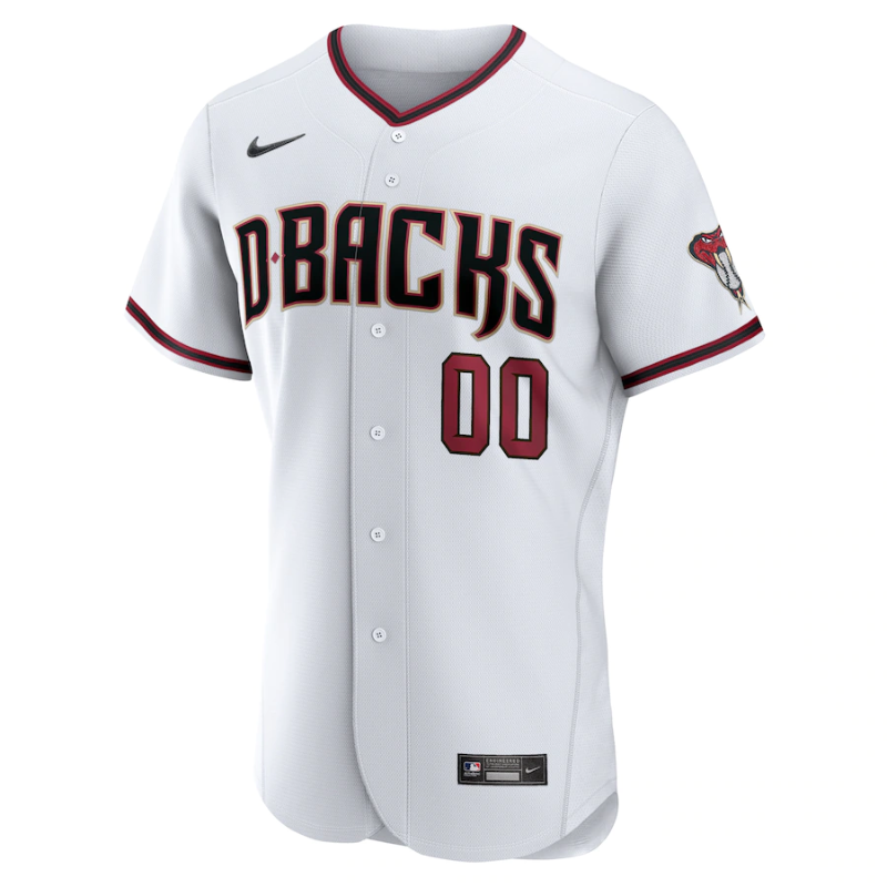 Arizona Diamondbacks White Custom Jersey Unisex White - Jersey Teams World