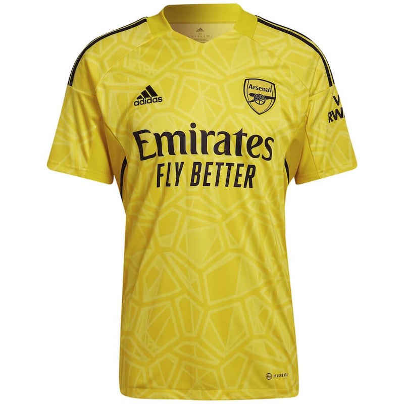 Arsenal Home Goalkeeper Shirt   2022-23  - Yellow - Jersey Teams World