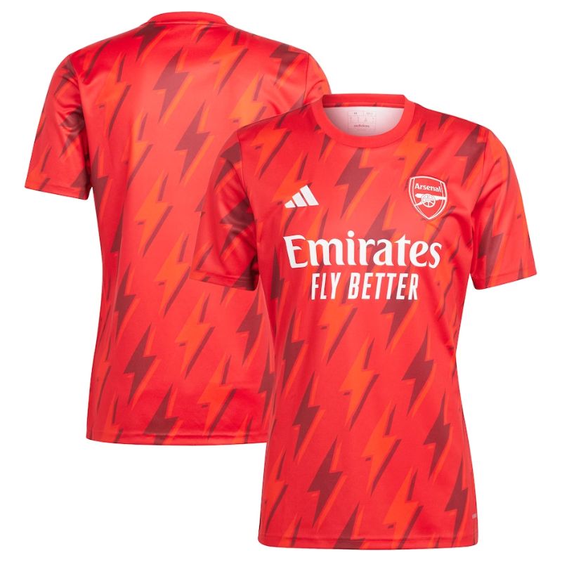 Arsenal Team  2023/24 Pre-Match Top Jersey - Red