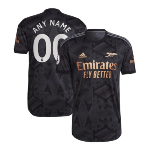 Arsenal Away Unisex Shirt 2022-23 Custom Jersey - Black - Jersey Teams World