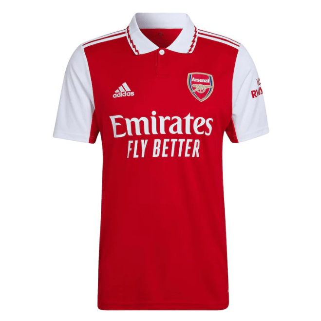 Arsenal Home Shirt 2022-23 Unisex Custom Jersey - Red - Jersey Teams World