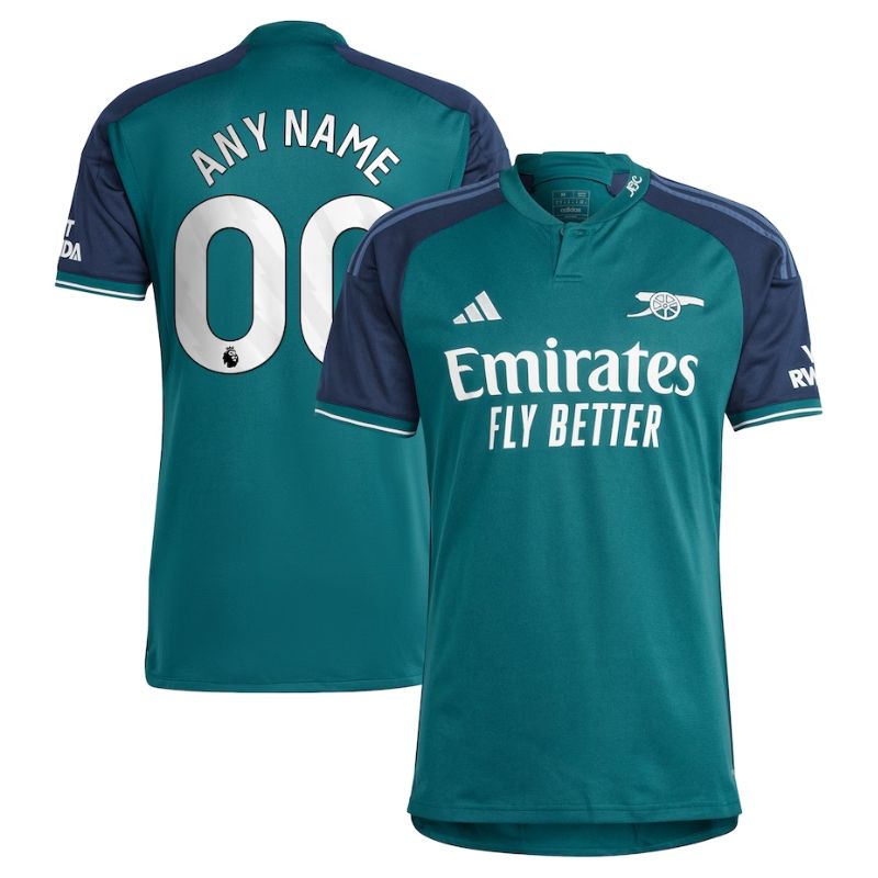 Arsenal Shirt 2023/24 Third Custom Jersey - Green