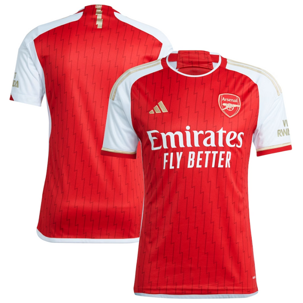 Arsenal Team Home Adidas Shirt 2023-24 Custom Jersey - Red