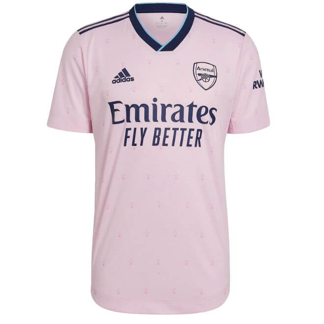 Arsenal Third Unisex Shirt 2022-23 Customized Jersey - Pink - Jersey Teams World