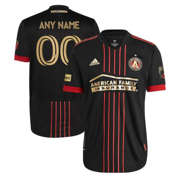 Atlanta United FC Unisex Shirt 2021 The BLVCK Kit Custom Jersey - Black