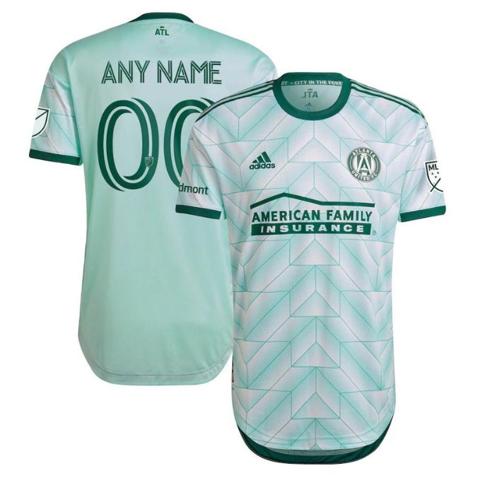 Atlanta United FC  2022 The Forest Kit Custom Jersey - Mint - Jersey Teams World