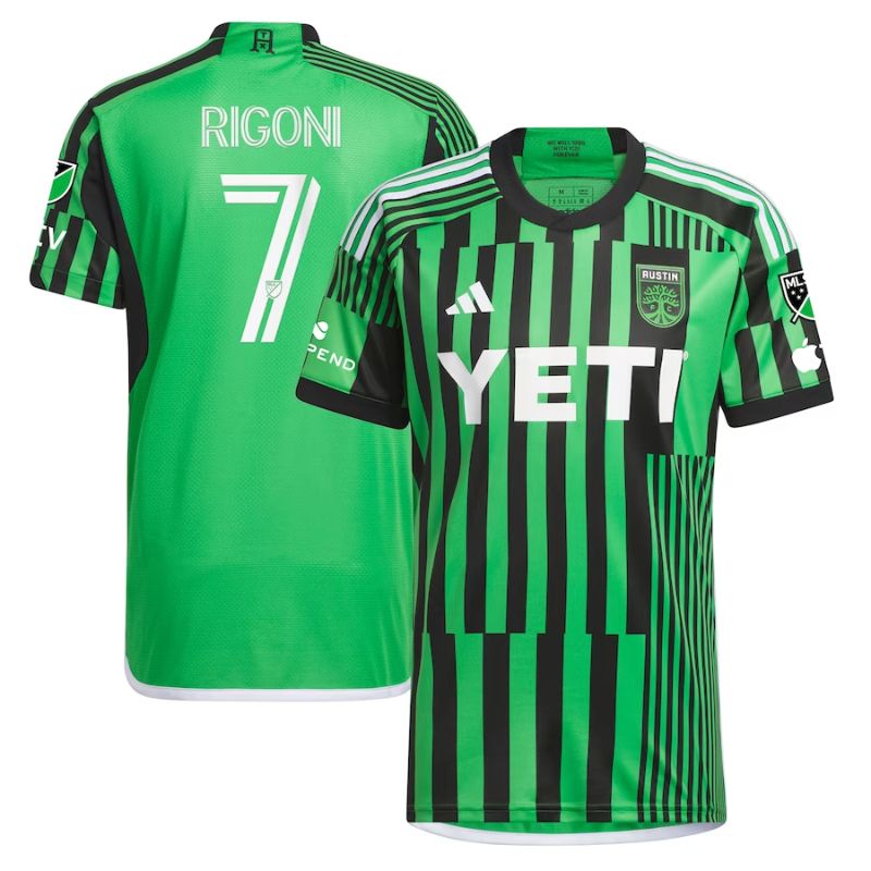 Austin FC Emiliano Rigoni 2023/24 Player Jersey - Green