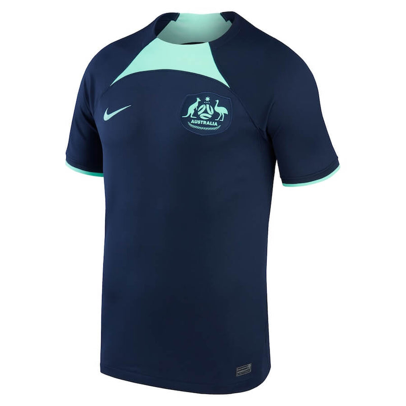 Australia National Team Away Stadium Shirt 2022 Qatar World Cup customized Jersey Unisex - Navy